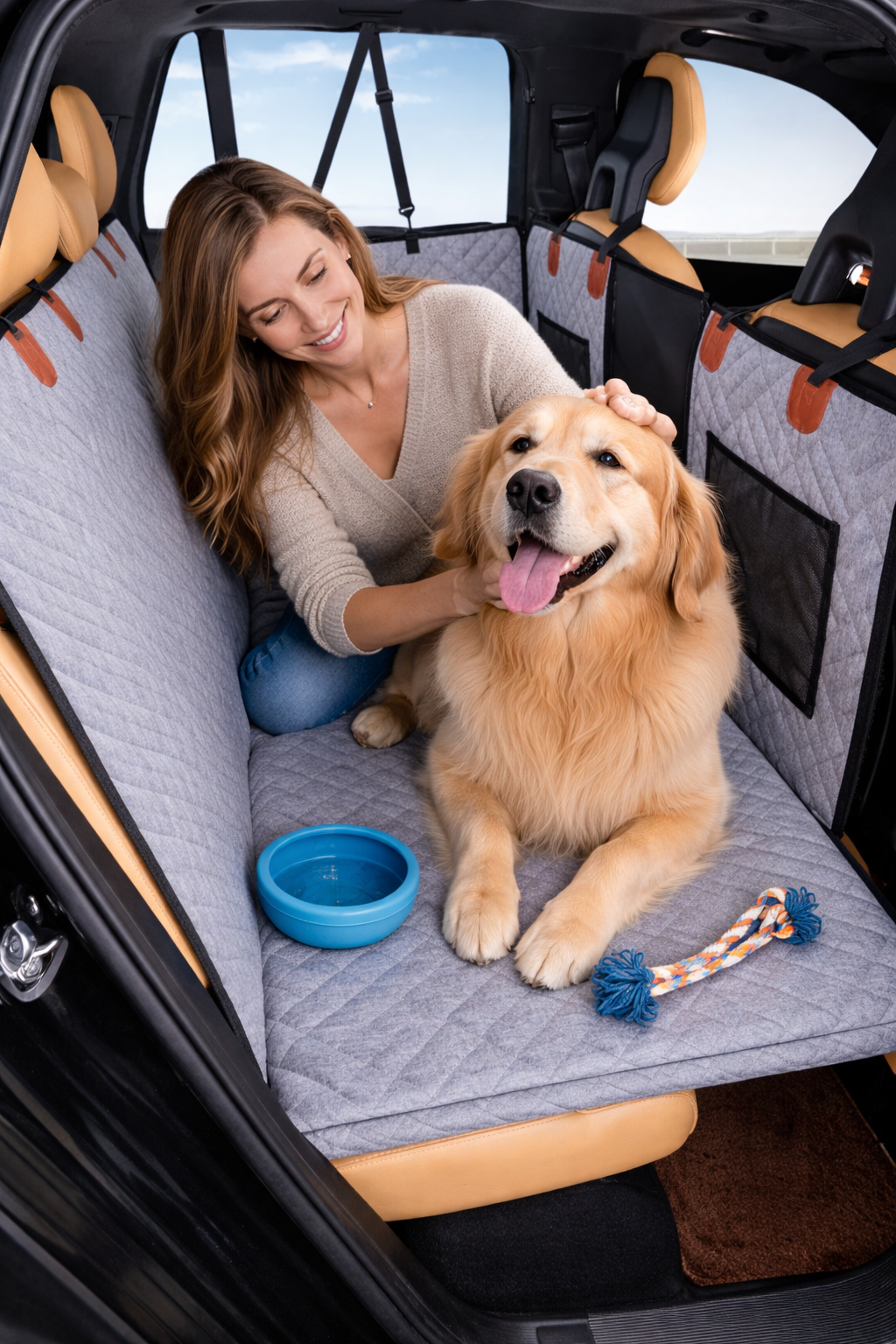 Waterproof Car Pet Bed